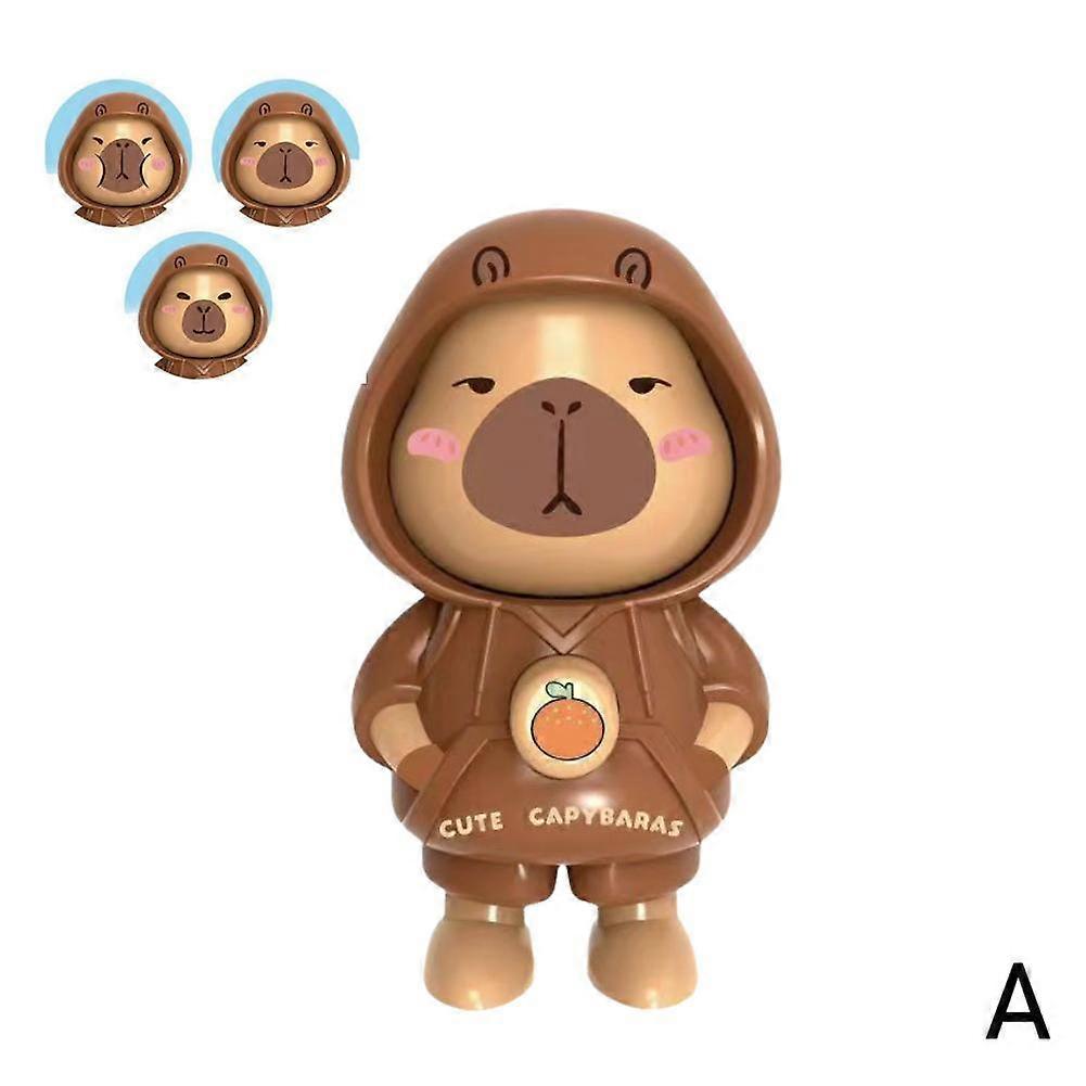 For Press To Change Face Doll Cute Expression Stress Relief Keychain Toy For Fun And Relaxation
