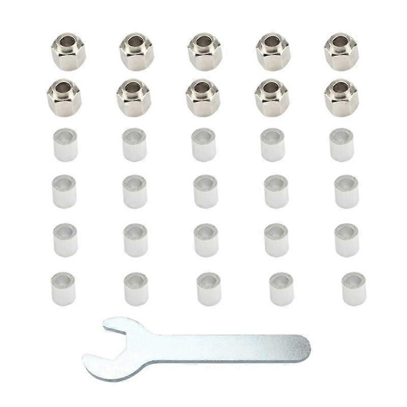 10PCS 3D Printer Parts Hexagonal Eccentric Column with 20PCS Round Isolation