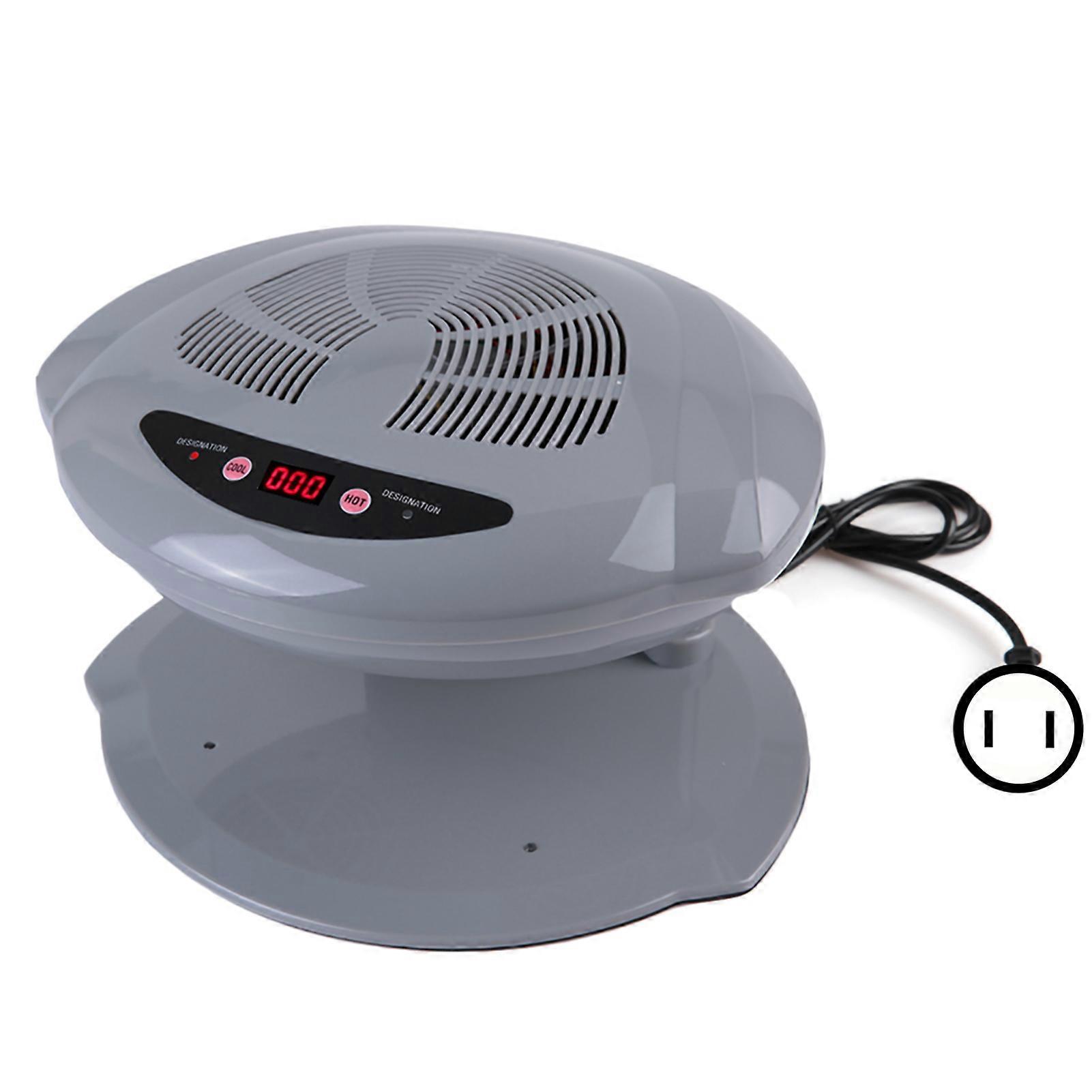2 in 1 Nail Polish Dryer Machine with Grey Cool Warm Air Blow and Temperature Sensor for Fast Drying and Safe Use
