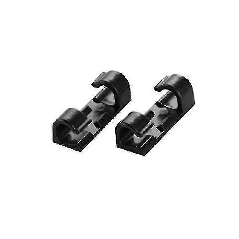 Self-Adhesive Black Wire Organizer Clamp & Holder - Tidy Up Cables with Easy Installation & Durable Design