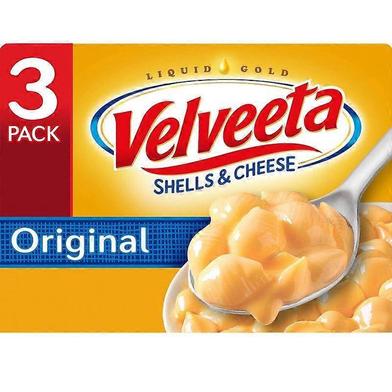 Confezione di conchiglie e formaggio Velveeta, originale, 3 pezzi