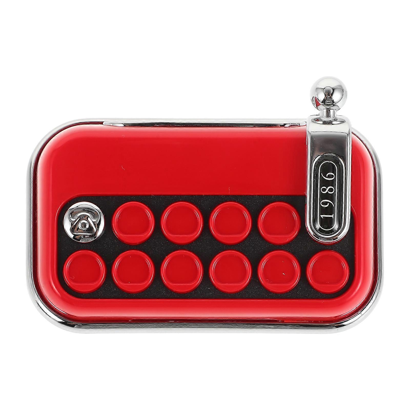 Car Phone Number Retro Typewriter Style Parking Plate with Aromatherapy for