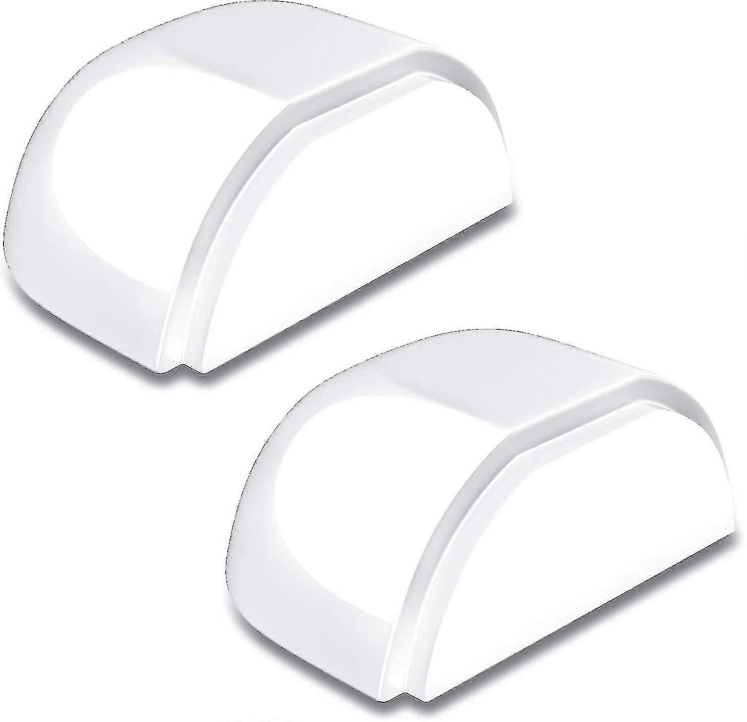 2 fermaporta adesivi trasparenti per pavimenti e parquet