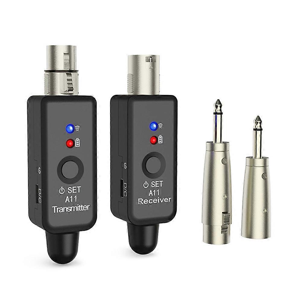 Microphone Wireless System Micphone Wireless Transmitter UHF Transmitter & Receiver for Dynamic/Condenser Microphon