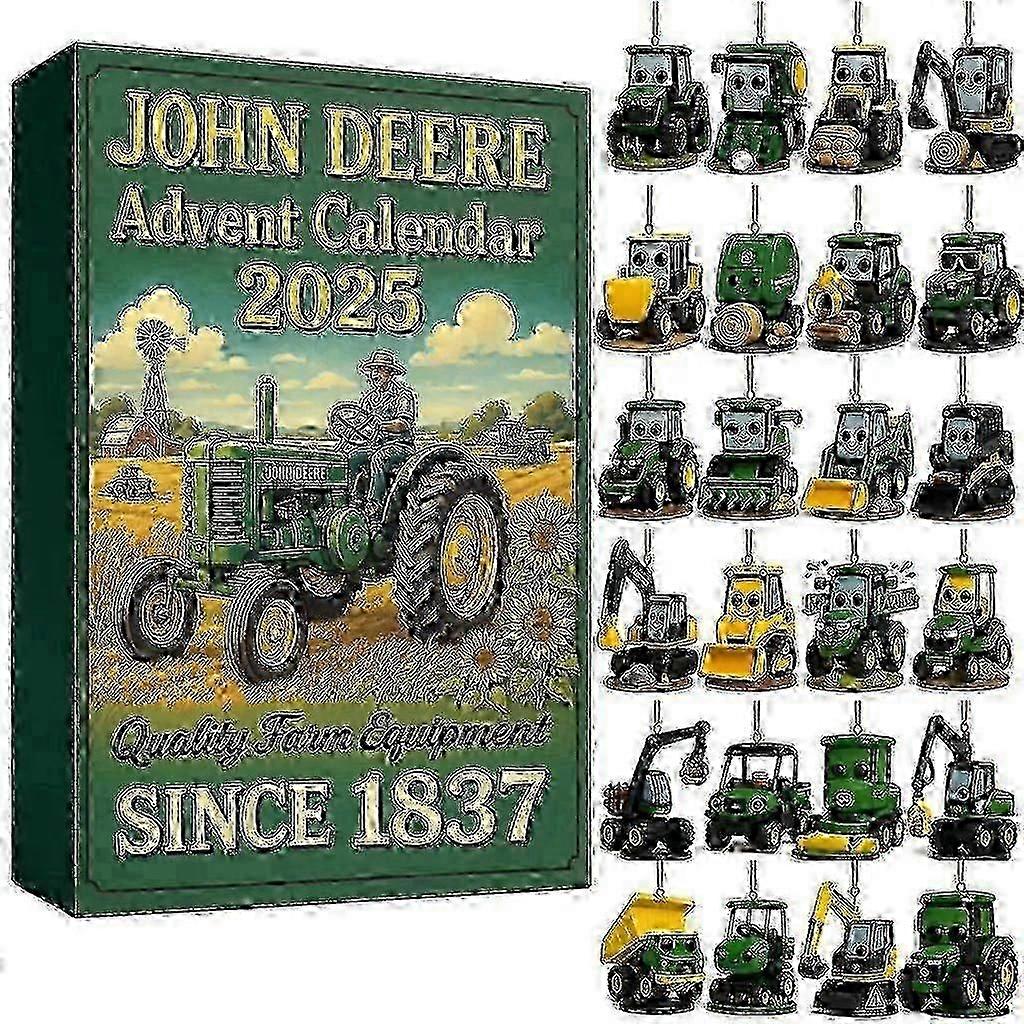 24-Day John Deere Advent Calendar 2025 Tractor Blind Box