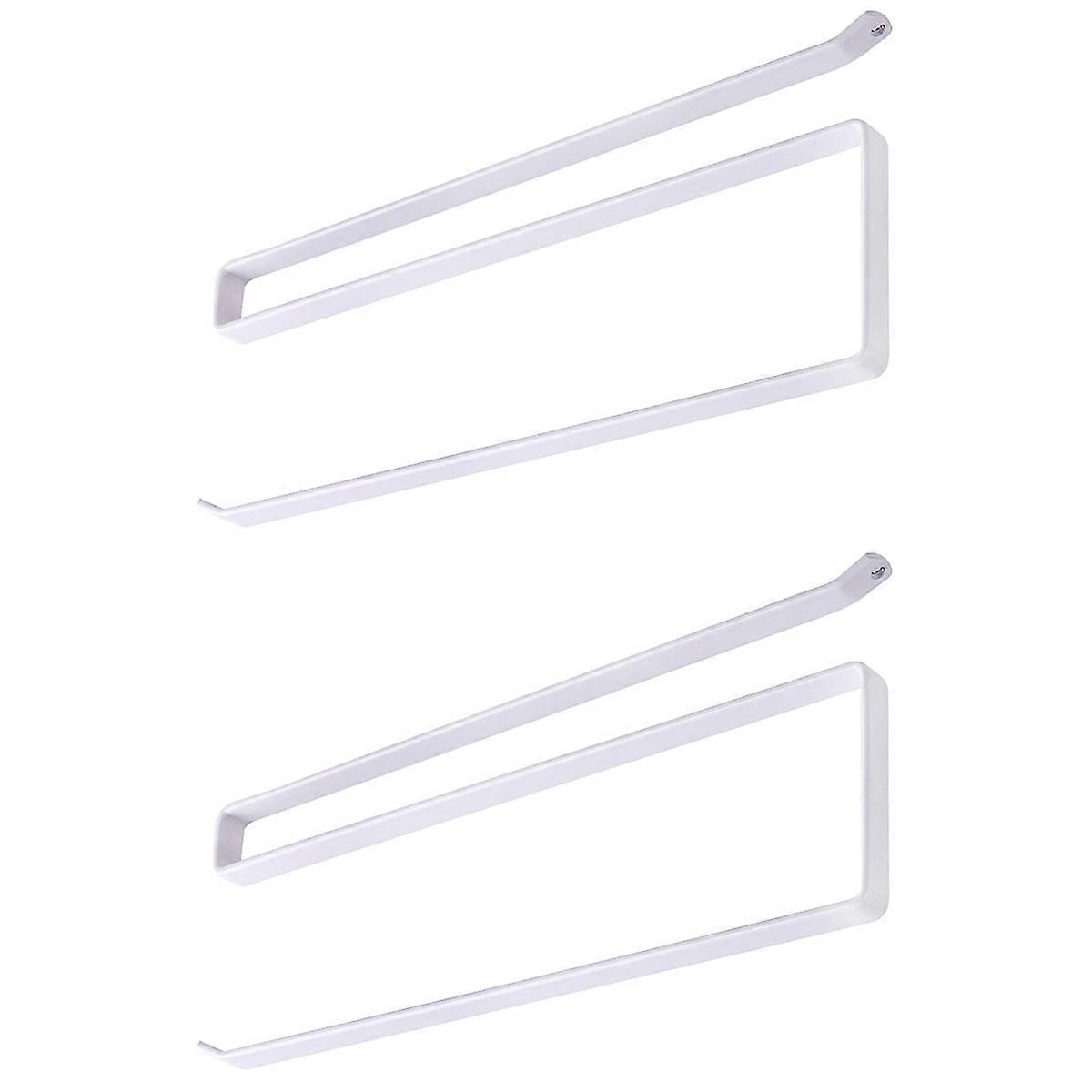 Roll Paper Plastic Towel Holder Rack Papertowel Kitchen Accessories 2 Count