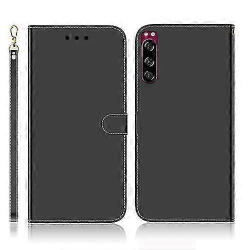 For Sony Xperia 5 Imitated Mirror Surface Horizontal Flip Leather Case