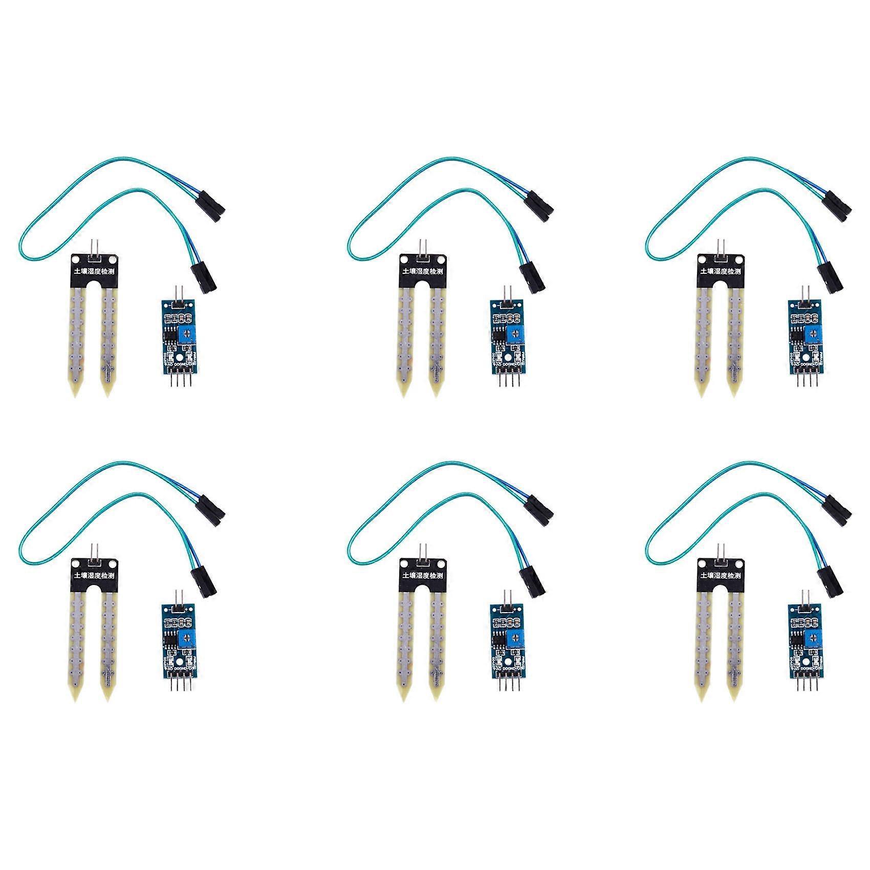 6X Soil Hygrometer Detection Module Moisture Sensor FC-28 DC 3.3V-5V