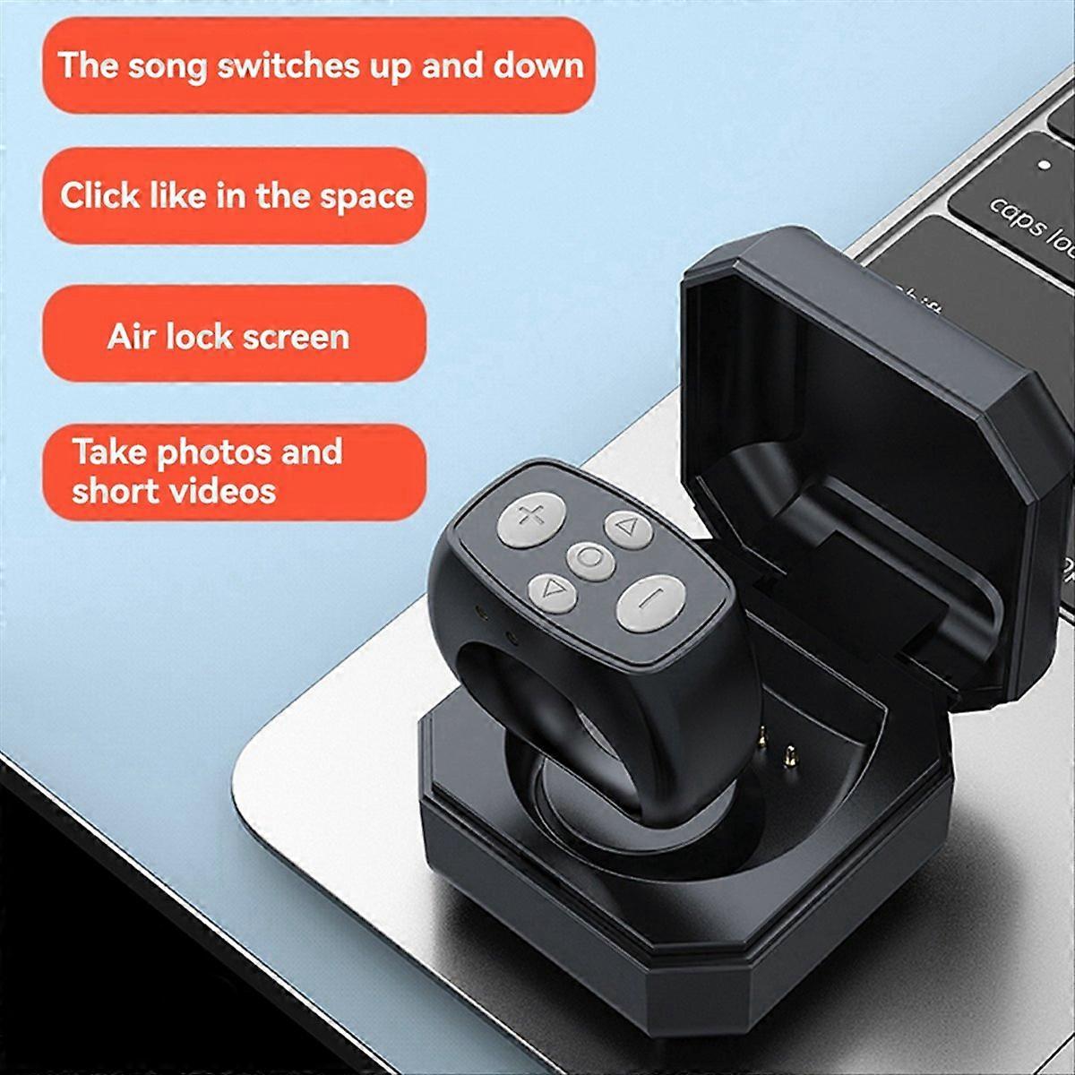 Ring Mobile Phone Bluetooth Mini Charging Case Camera Remote A