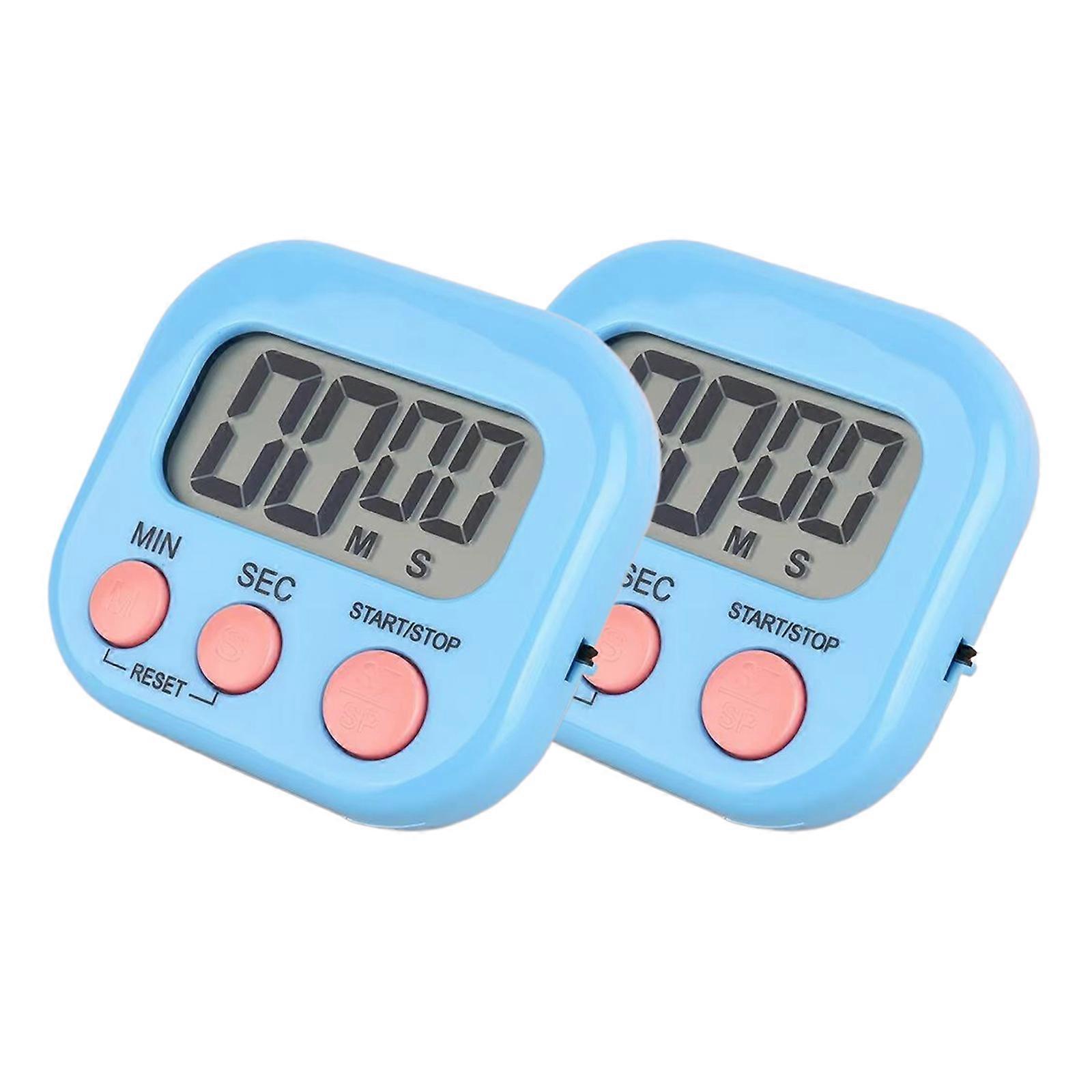 2Pack - Magnetic Kitchen Timer Digital Alarm Count Down Cook Sport Clock Stick