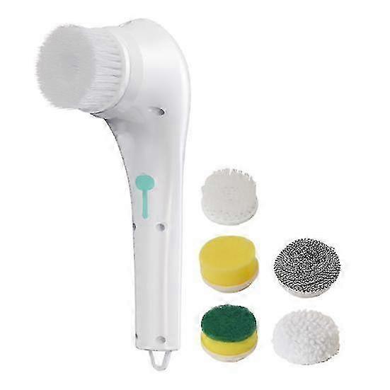 Rechargeable Cordless Cleaning Brush Electric with Interchangeable Heads for Home