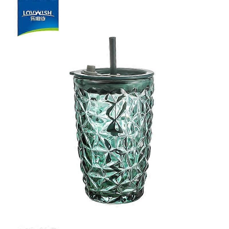 Dark Green Diamond Glass