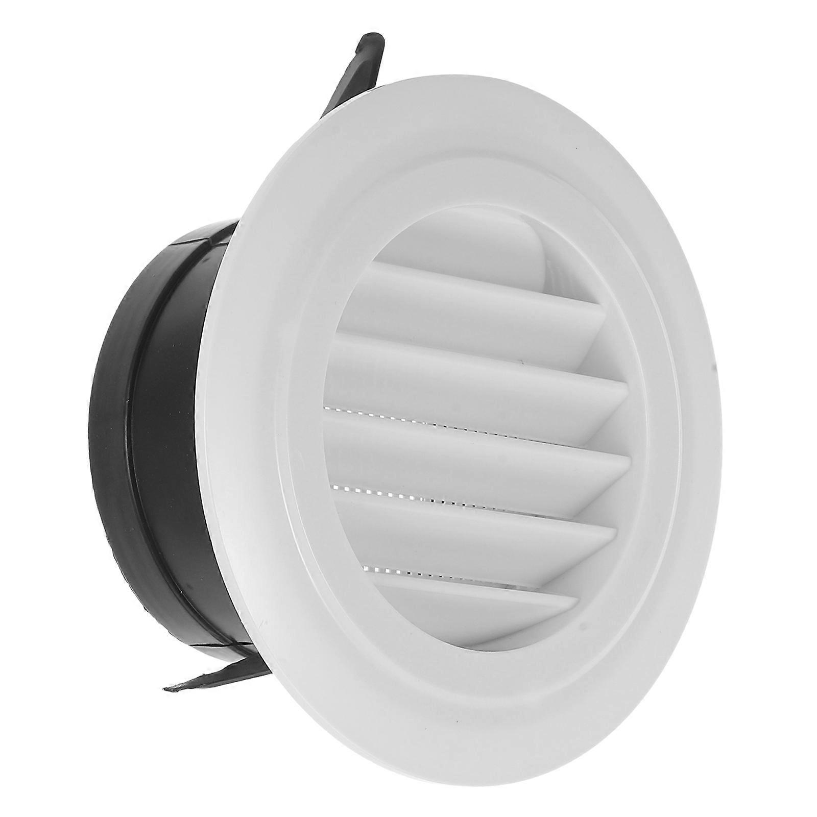 Black Vent Cover Round Exhaust Vent Cover with Screen for Use