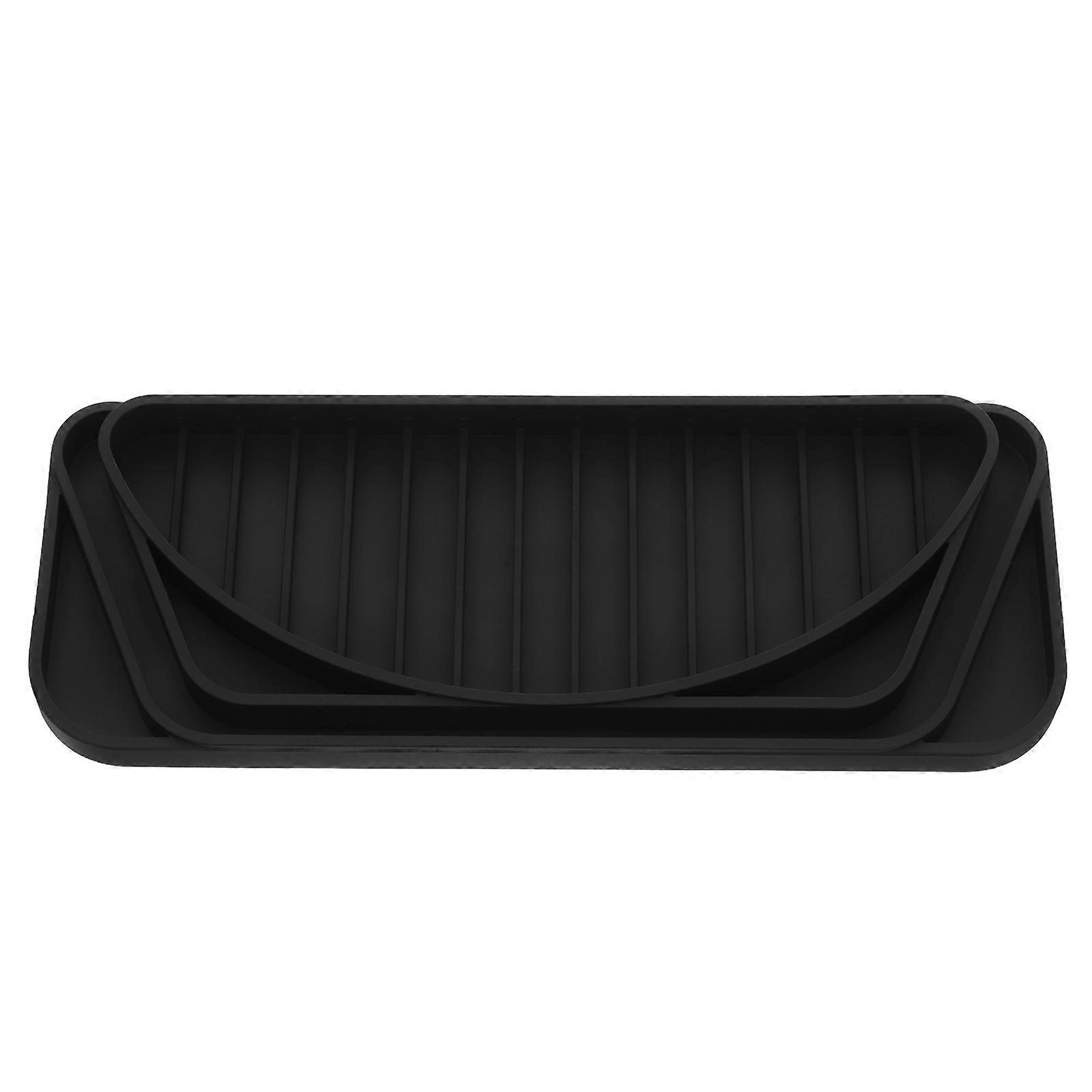 Silicone Refrigerator Tray for Water Catcher Function Black Mat