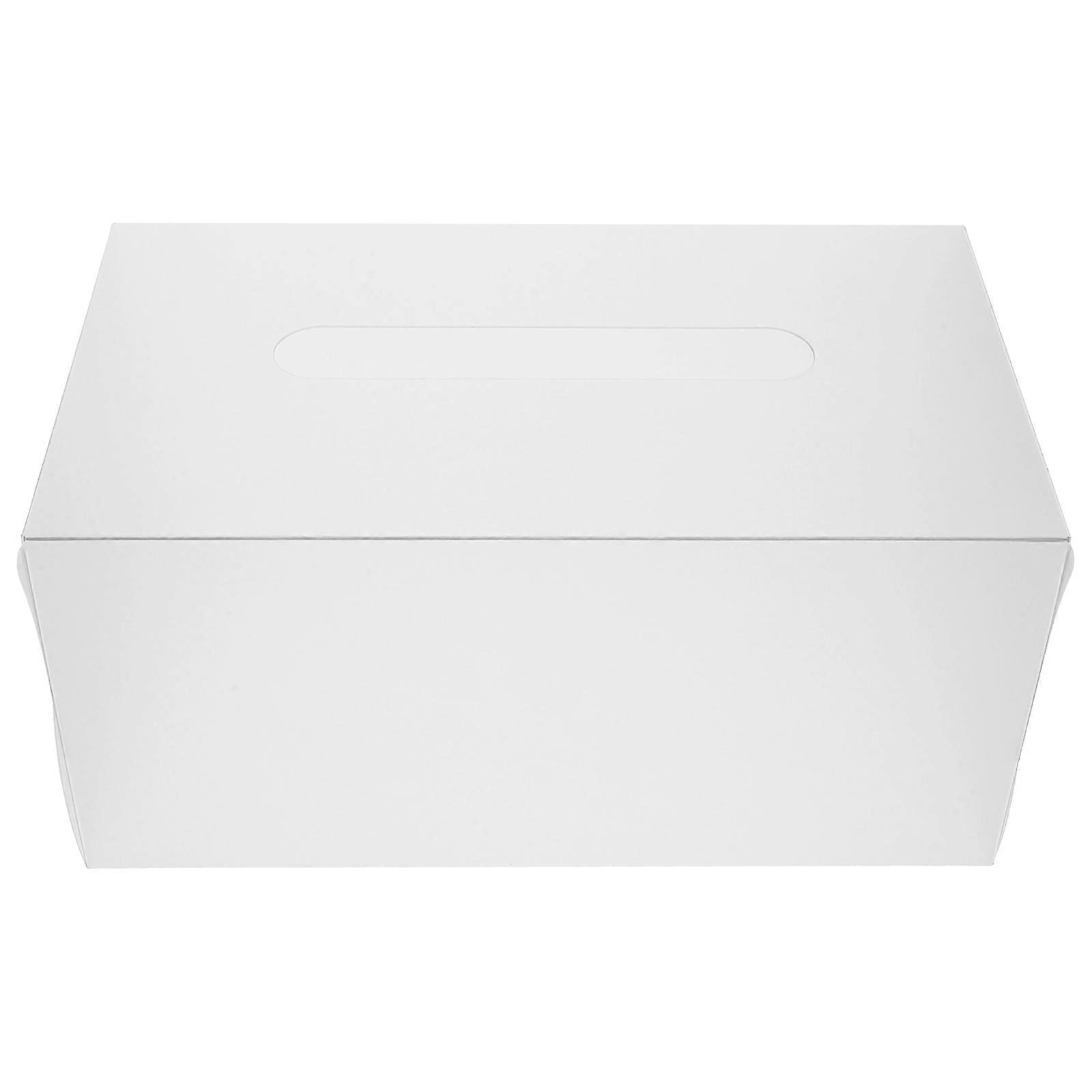 Compact Box Multi-Function Raffle Box White Plastic for Storage Use