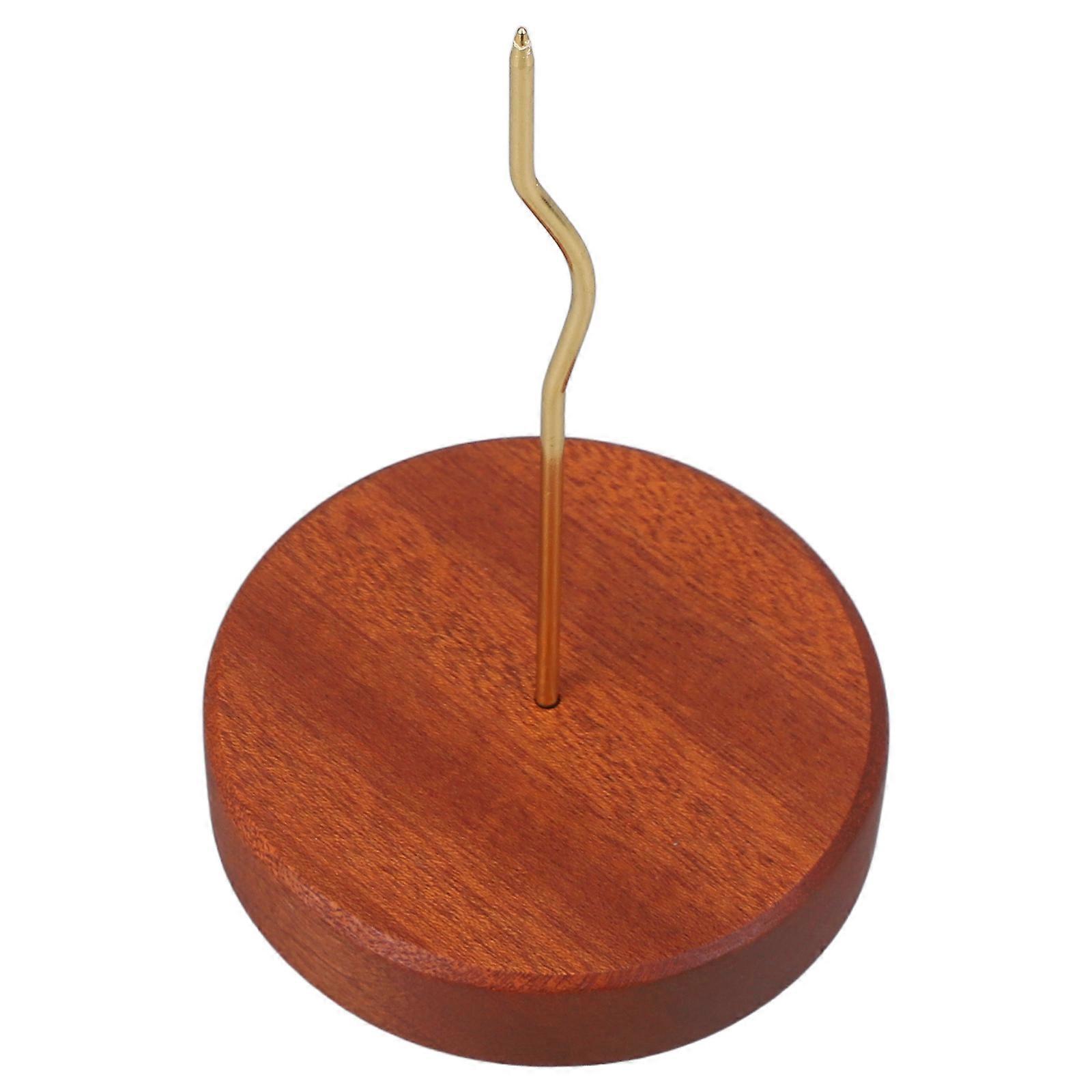 Wood Receipt Holder with Brass Details for Efficient Storage and Organization Assorted Color