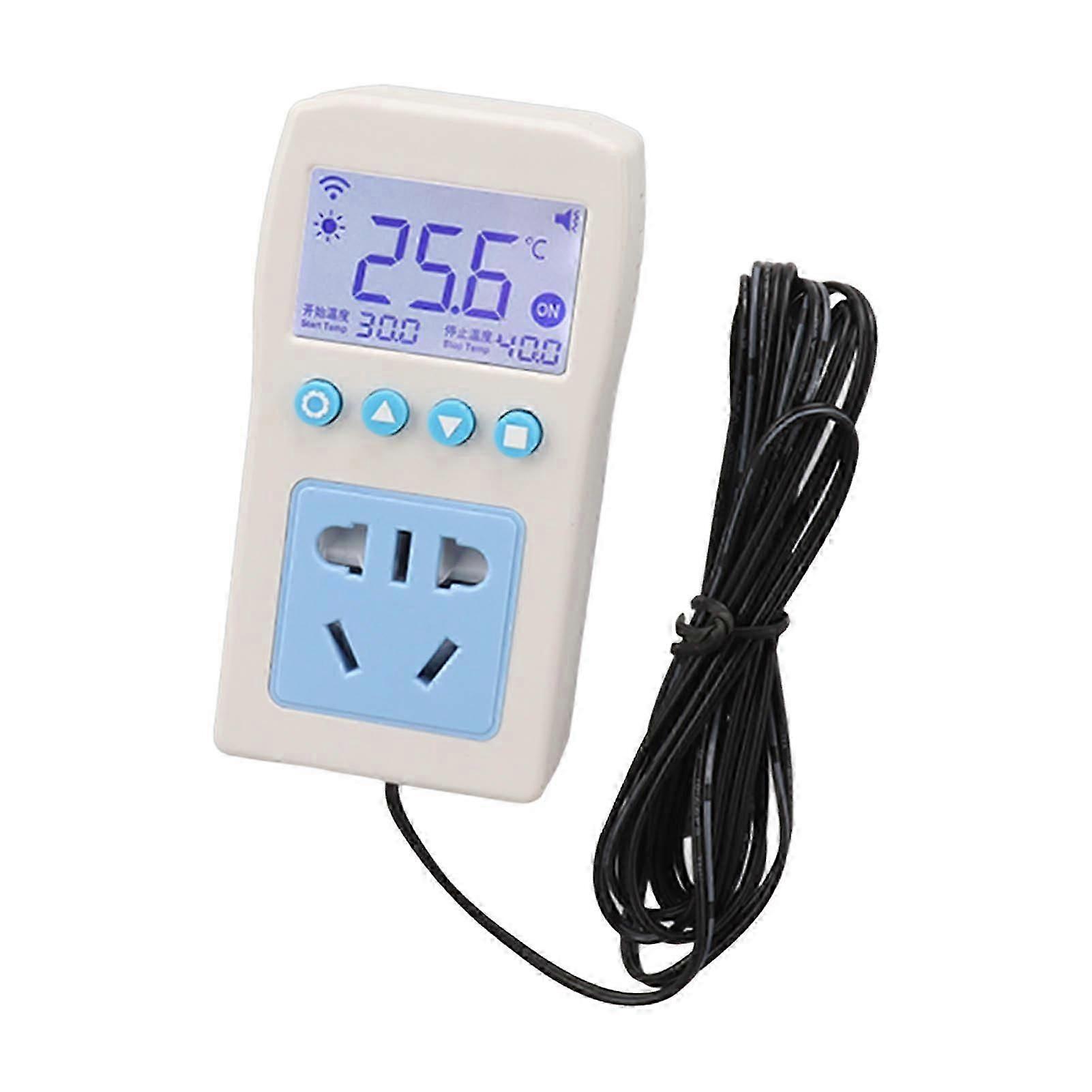 LCD WiFi Remote Temperature Controller Digital Display Intelligent Full Automatic Thermostat 110