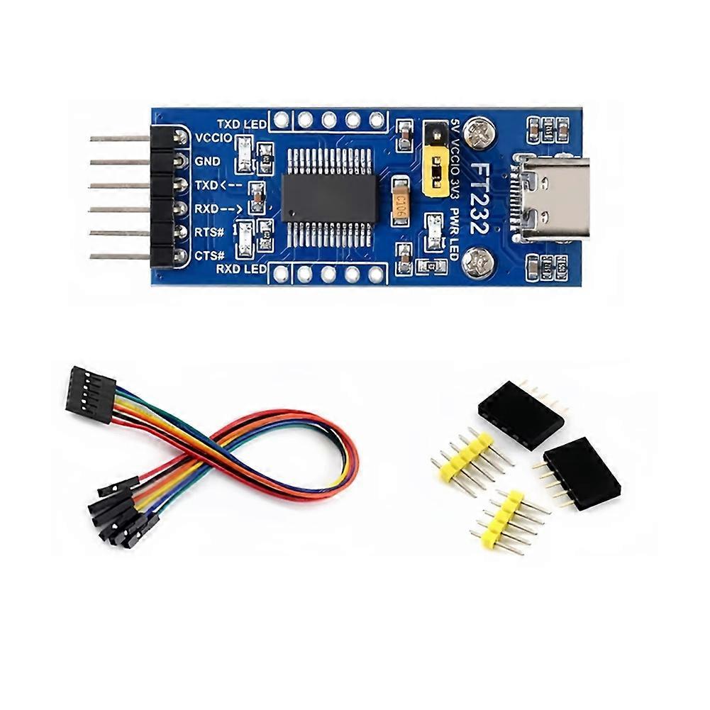 FT232 USB to UART USB to TTL FT232RNL Flashing Tool Serial Communication Module Type C