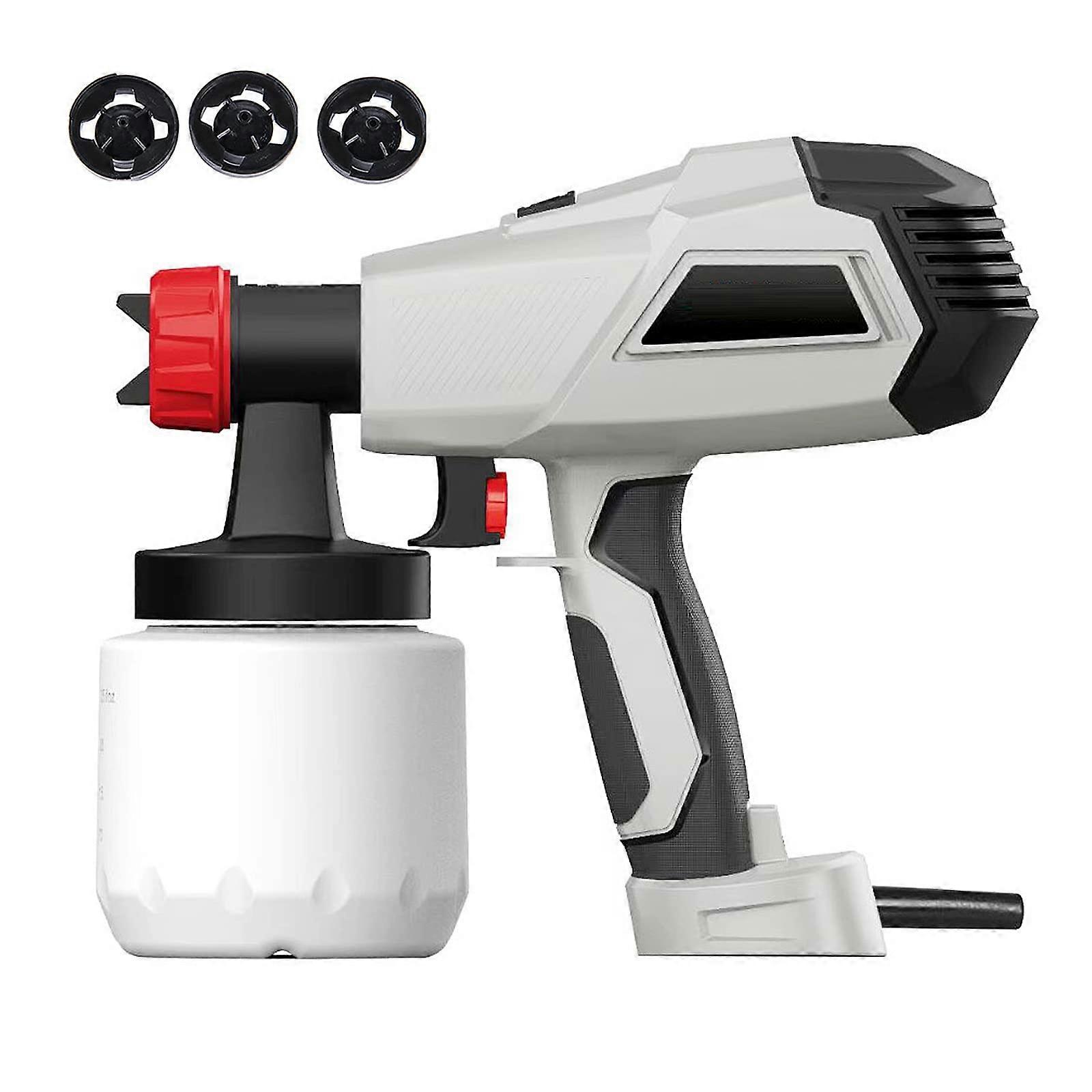 500W Chocolate Spray Gun Cake Decorating Kit with Dual Nozzles, 800ml Bottle and 3 Spray Modes
