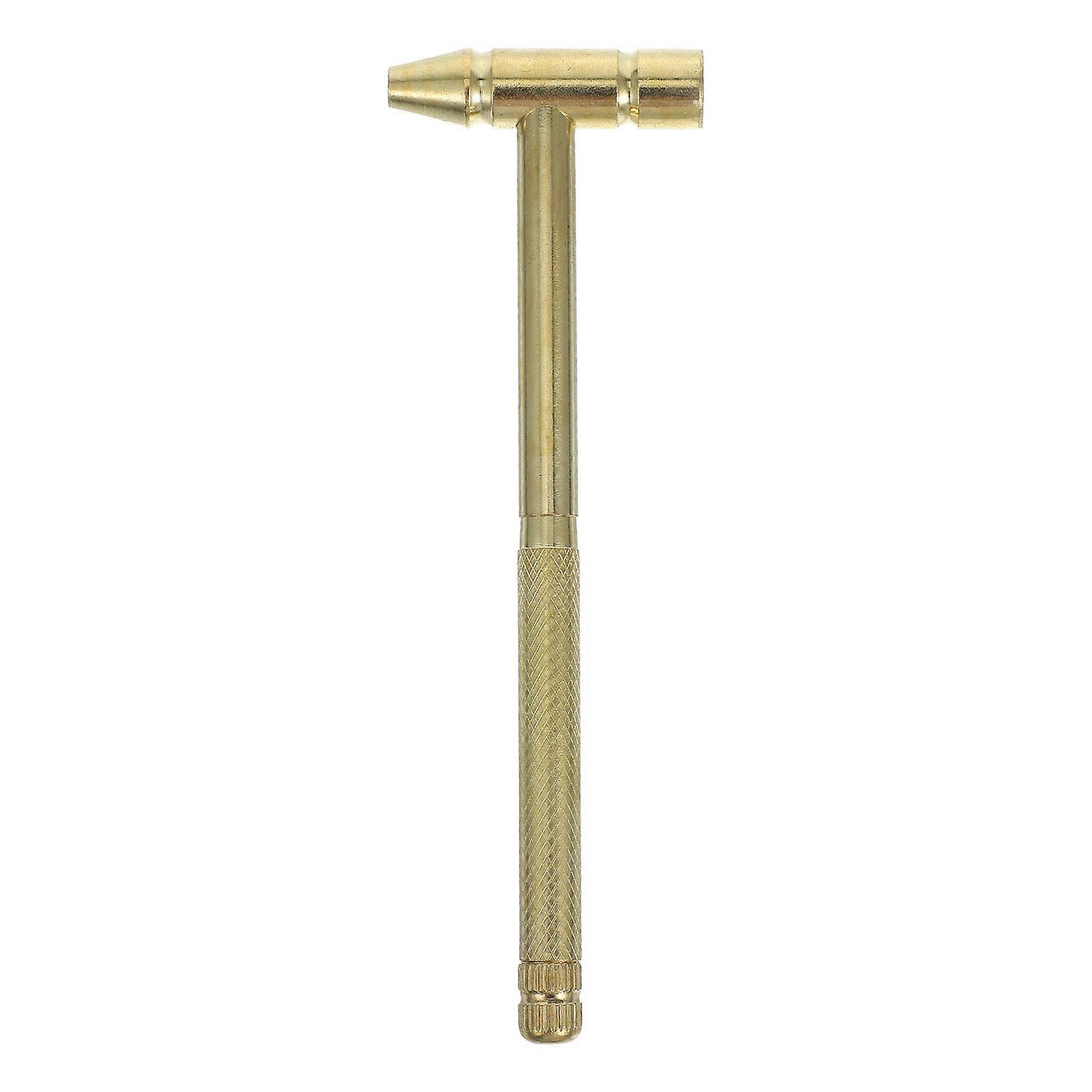 Copper Hammer Multi-Function Small Hammer with Built-in Screwdriver Tool