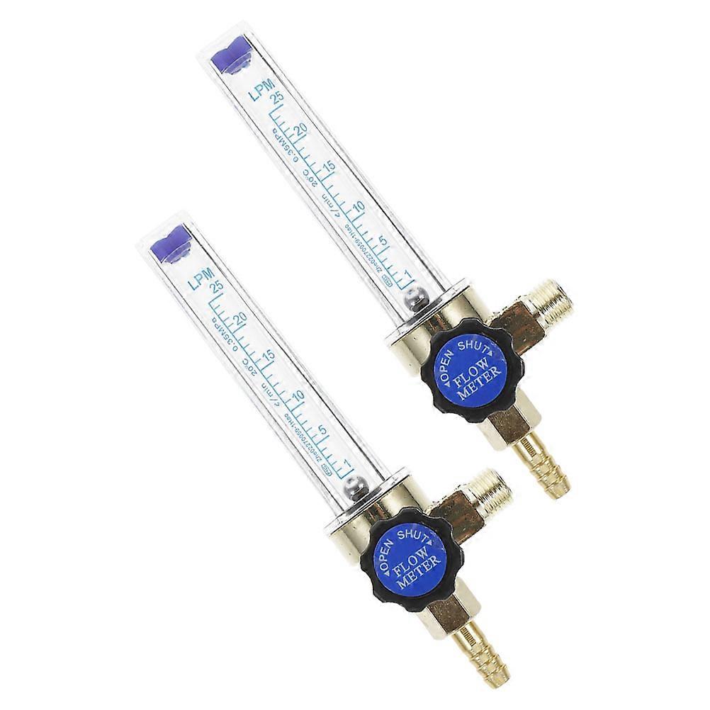 Flow Meter Argon Gas Device for Reliable Measurement 2Pcs Set