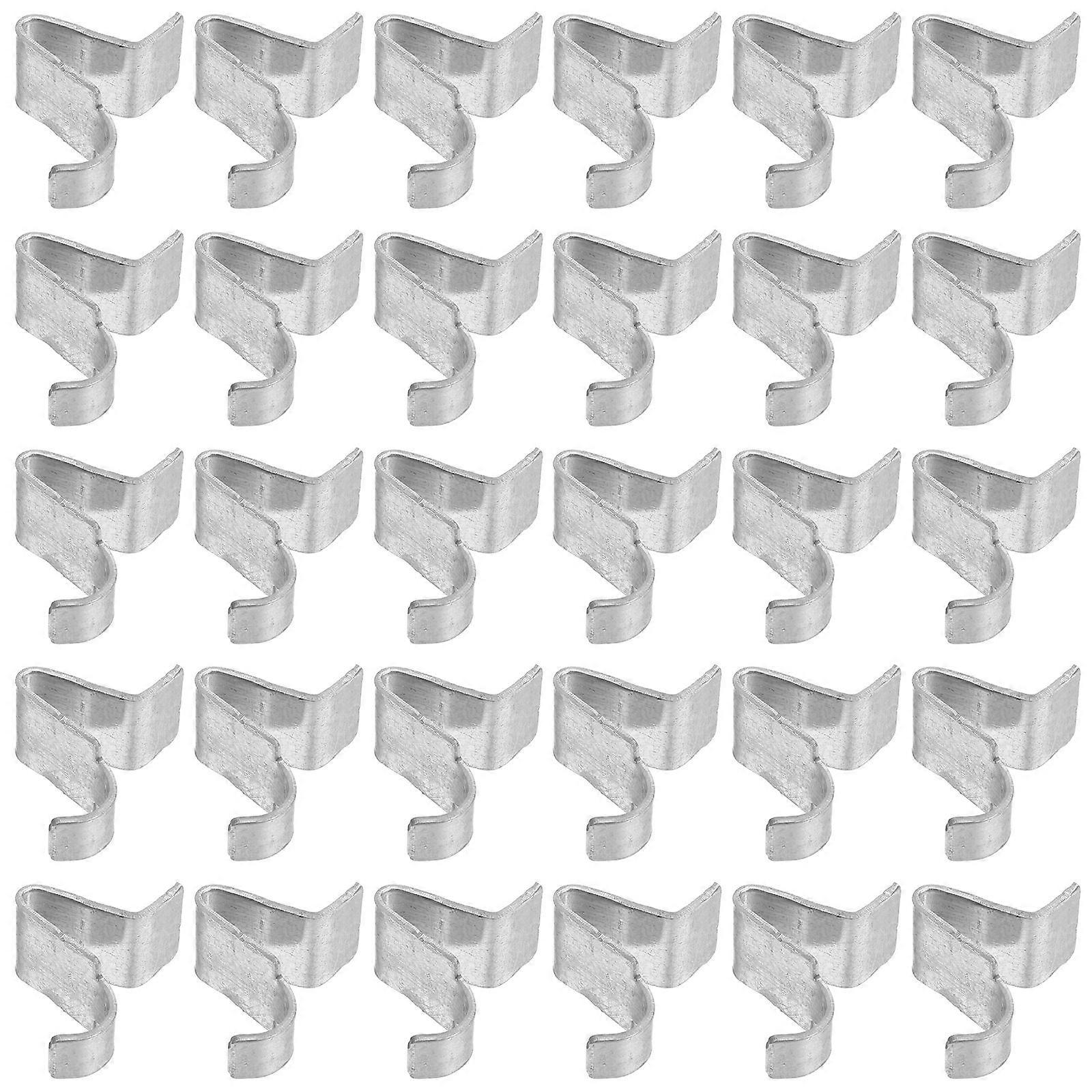 Shelf Support Metal Clips for Cabinets Durable Bracket Clip Attachment 100Pcs