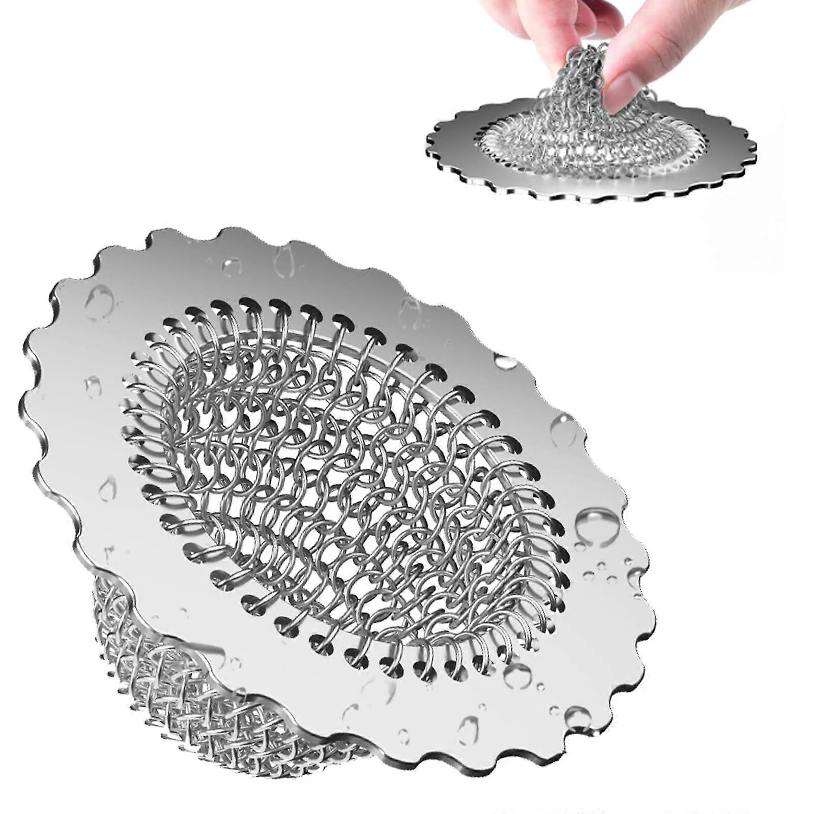 Kitchen Sink Strainer and Stopper with ClogResistant Drain Cover, Easy to Install and Clean