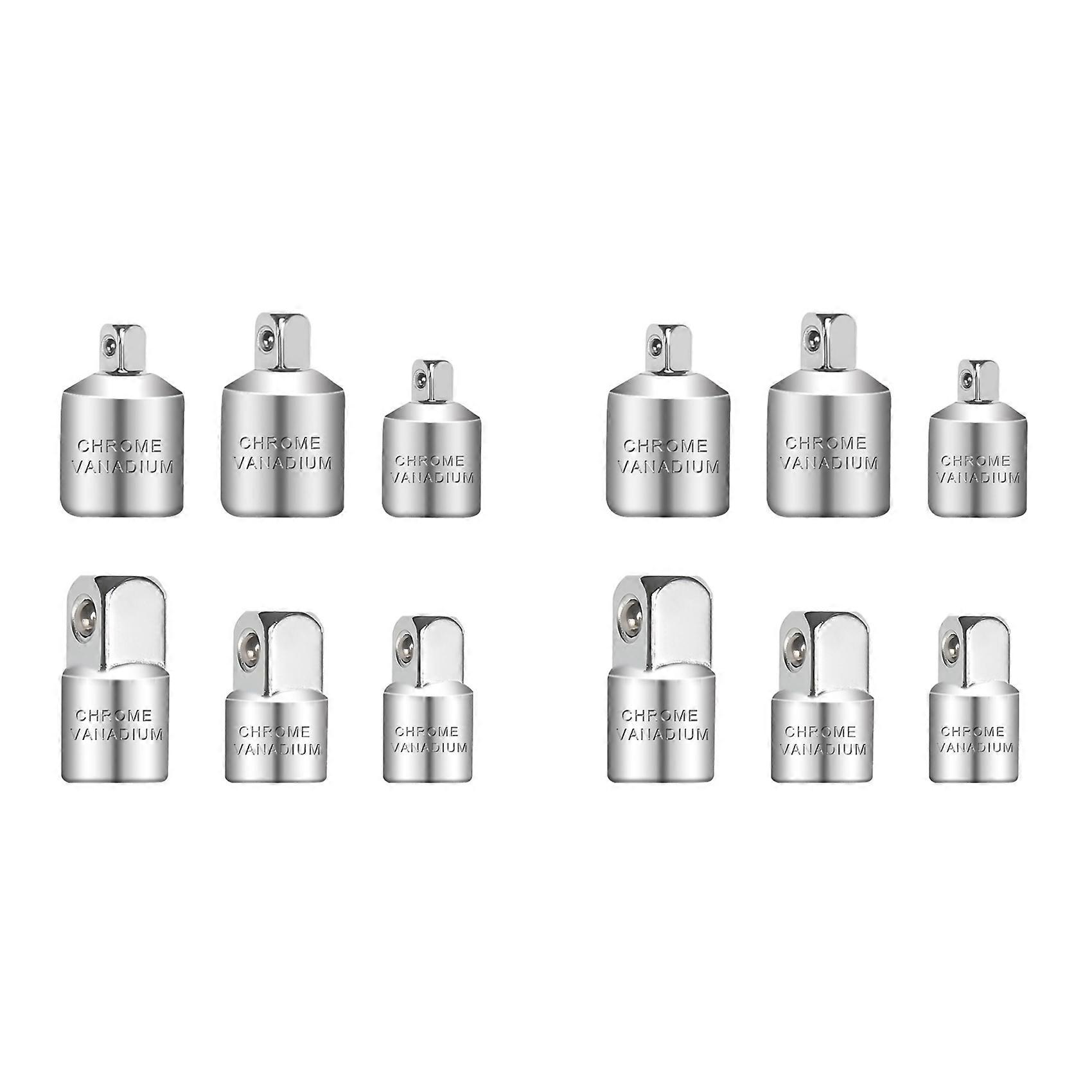 Socket Adapter, 12-Piece Adapter Set, Socket Adapter Set, Adapter Set for Ratchets,Socket Wrenches, Nut Ratchets