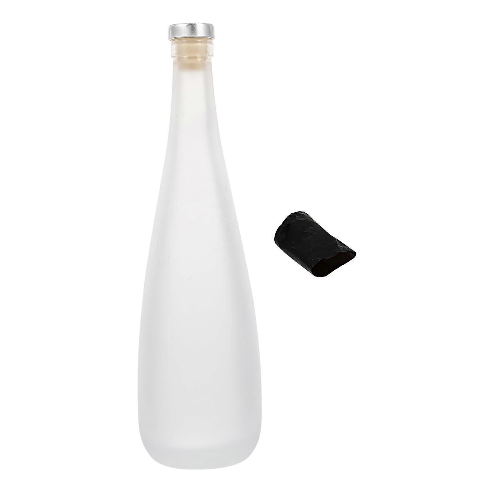 Frosted Empty Wine Bottle for Home Brewing and Parties, Creative Glass Liquor Storage