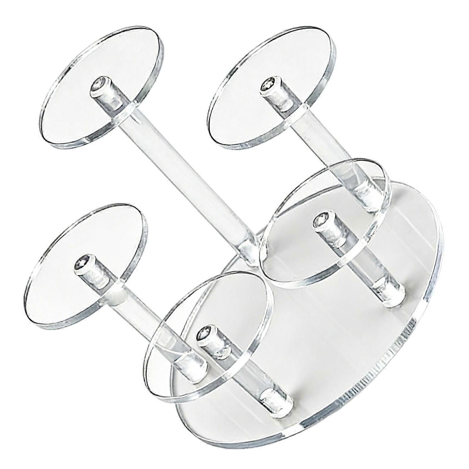 Detachable Thickened Acrylic Rack Easy Disassembly for Storage During Travel or Moving Multicolor