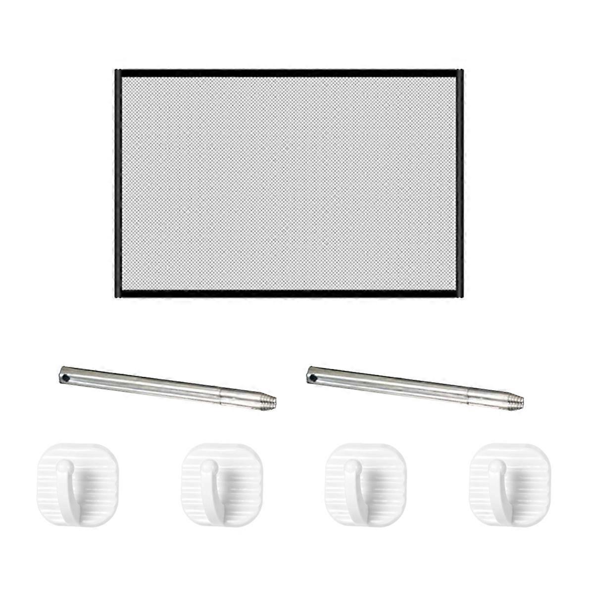 Cl?tures de barri��re pour chien de compagnie, avec 4 crochets, porte d'escalier isol��e, parc pliant en maille respirante pour b��b�� chien, cl