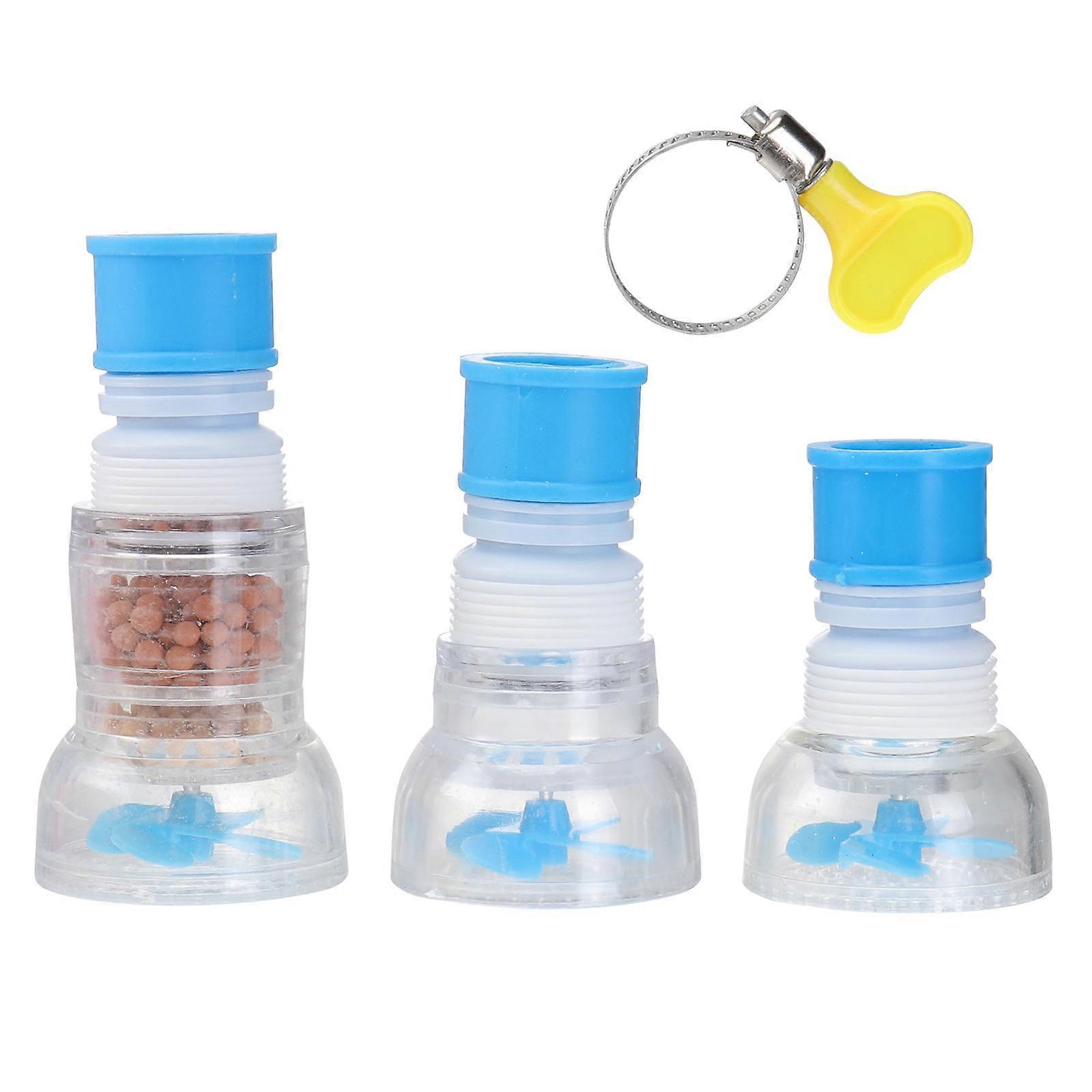 Water Filter Sink Sprayer Extender for Adjustable 360 Degree Rotation 6Pcs