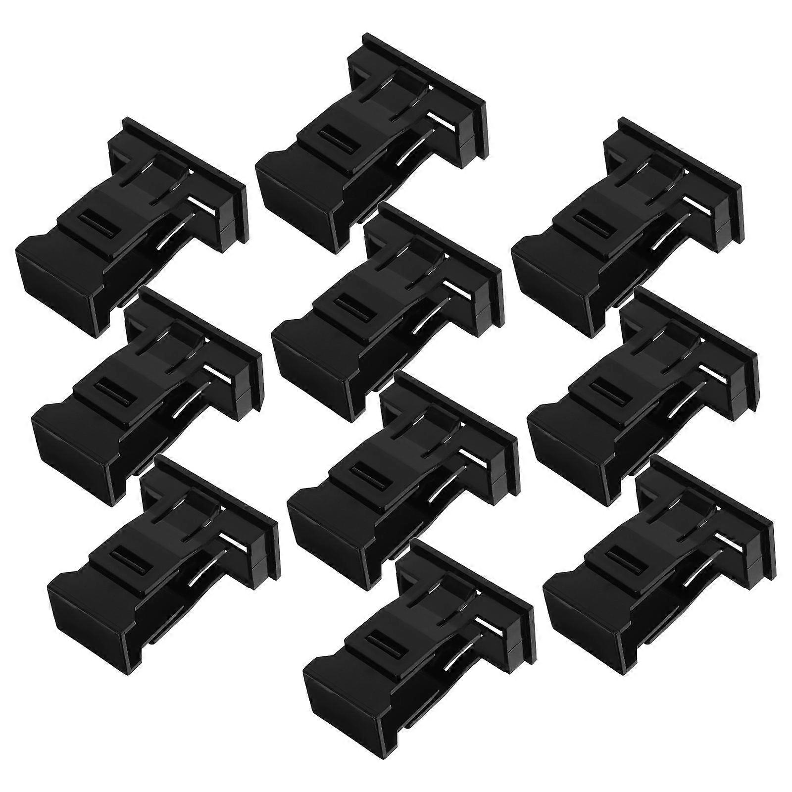 Plastic Circuit Breaker Holder for Secure Installation 10Pcs Concealed Mount Bracket