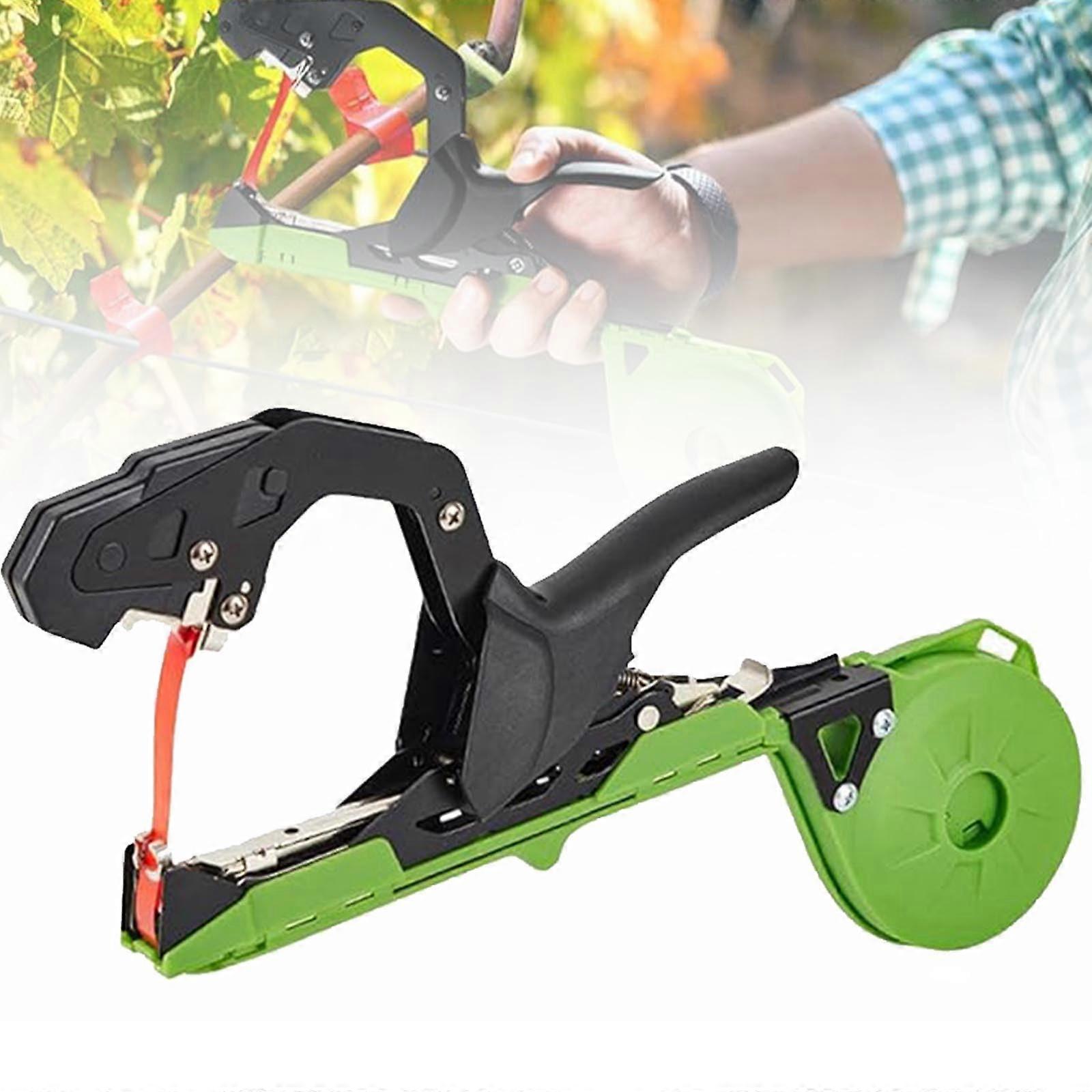 Plant Tying Tool with Adjustable Blade and NonSlip Handle for Vine and Tree Binding