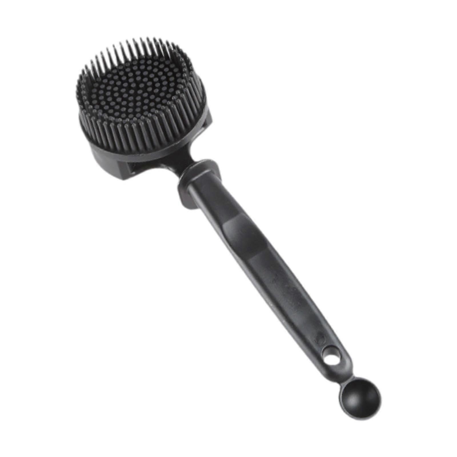 51mm Coffee Machine Cleaning Brush with Spoon and Splash Guard for Espresso Maintenance Set