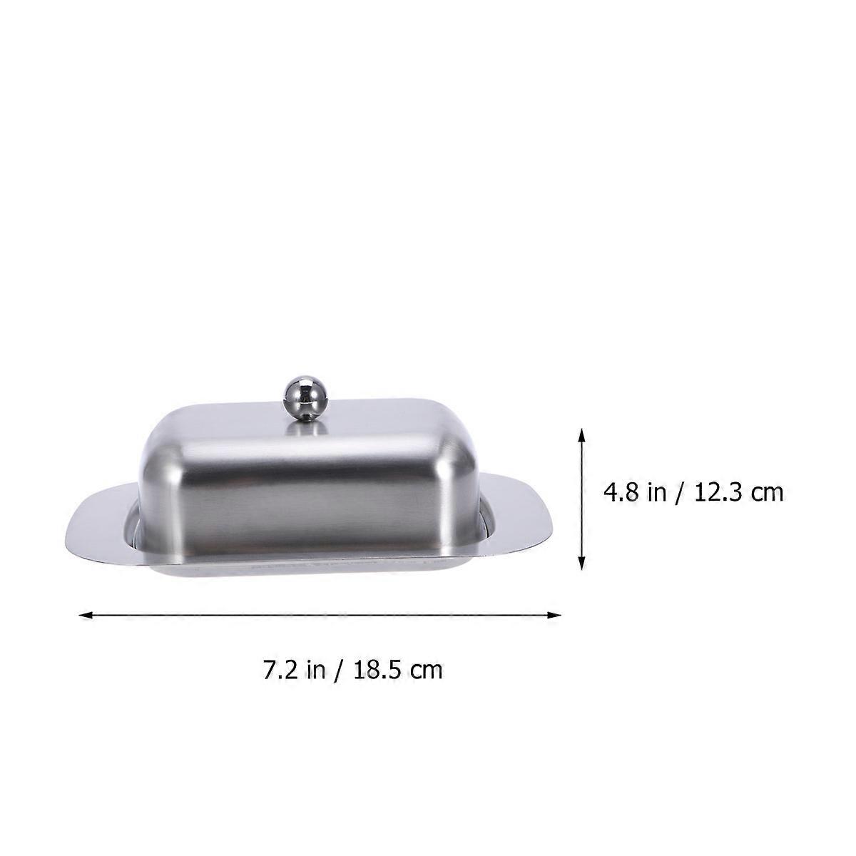 Rectangular Covered Butter Holder For Table Serving Homeowners Designed For Freshness Maintenance 1Pcs