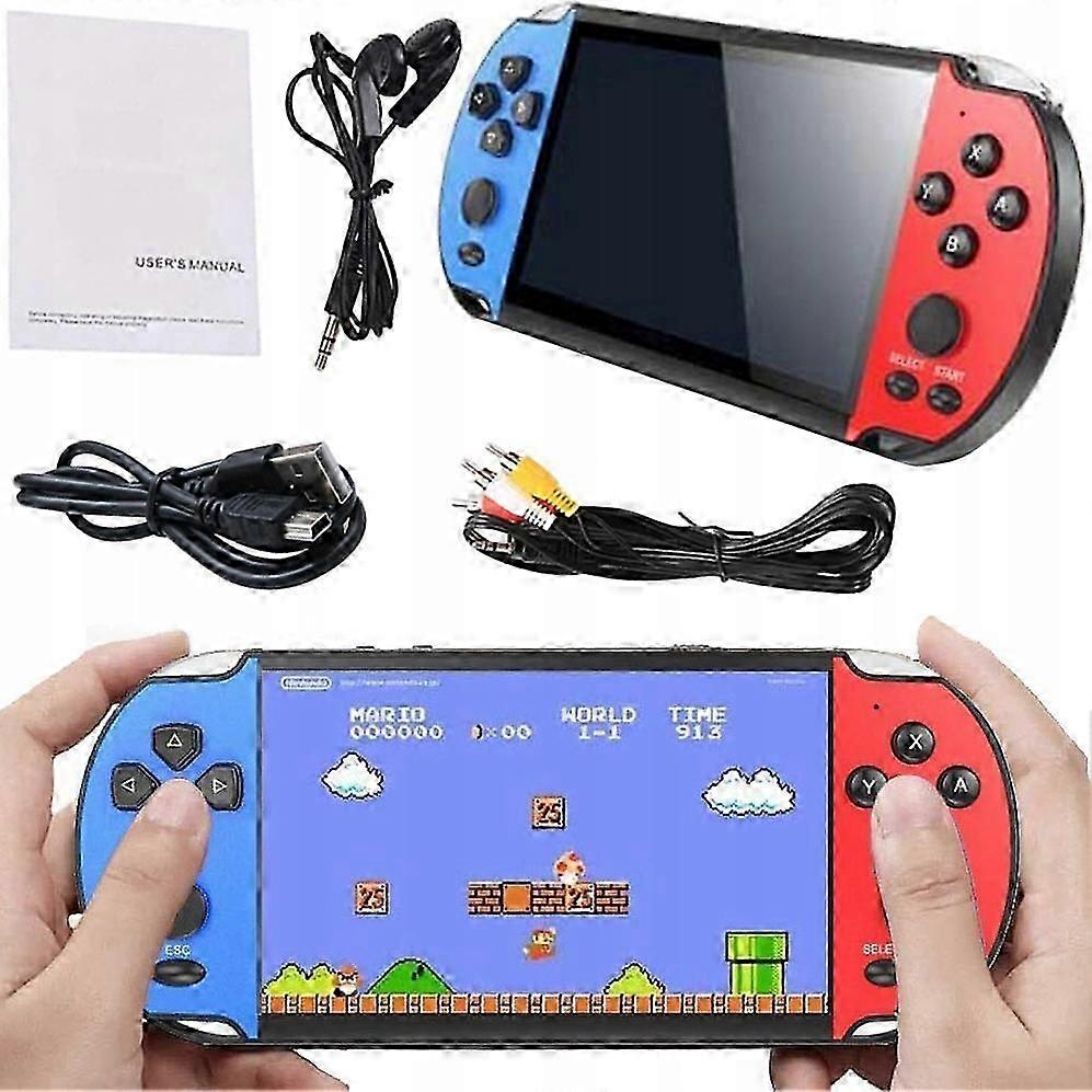Portable Game Console X7 1000 Games Retro Mini+