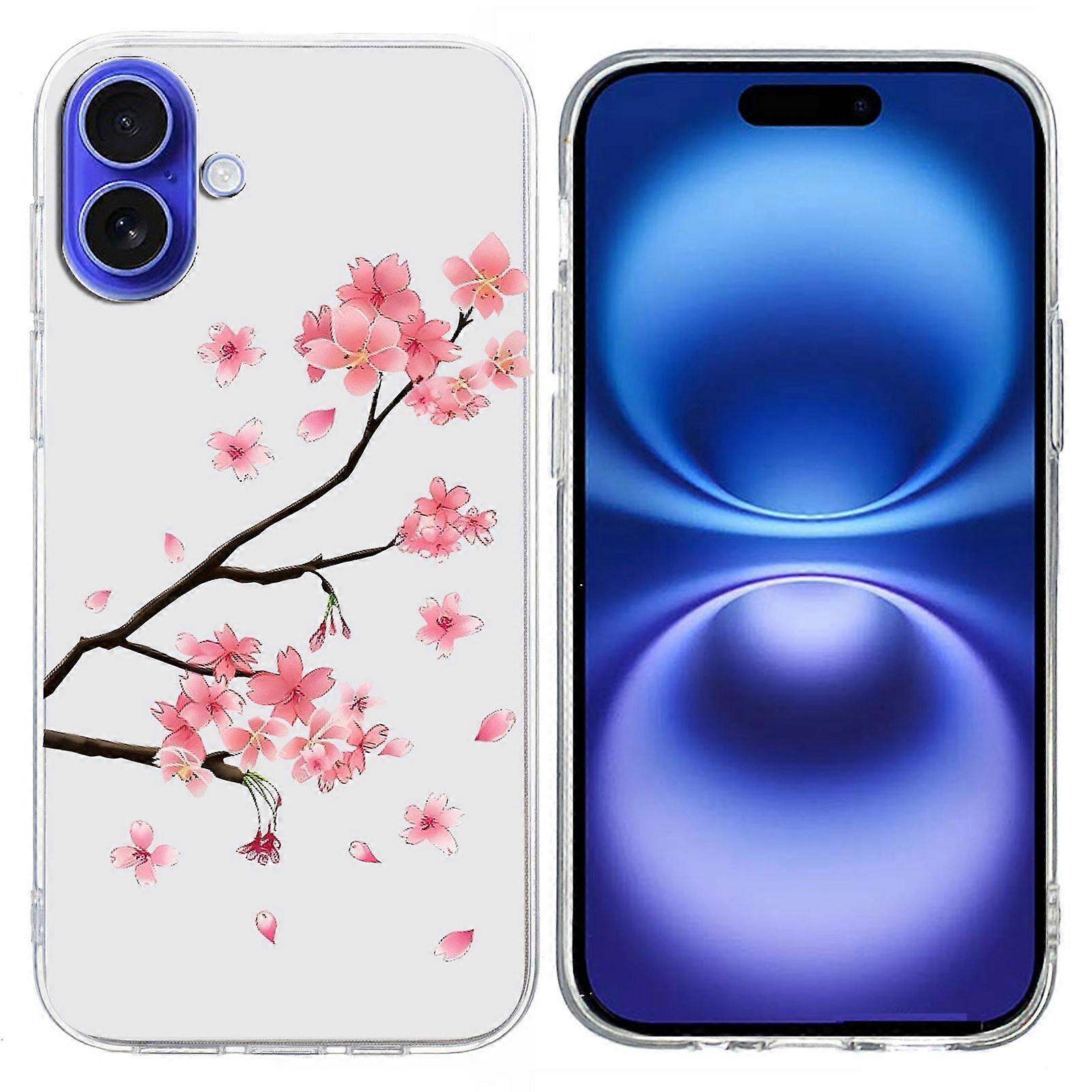 For iPhone 16 Case Pattern Printing Shockproof Soft TPU Phone Cover