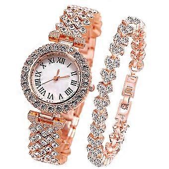 Diamant-Armbanduhr mit Armband Robuste, langlebige Diamantuhr für das ideale Geschenk zum Valentinstag