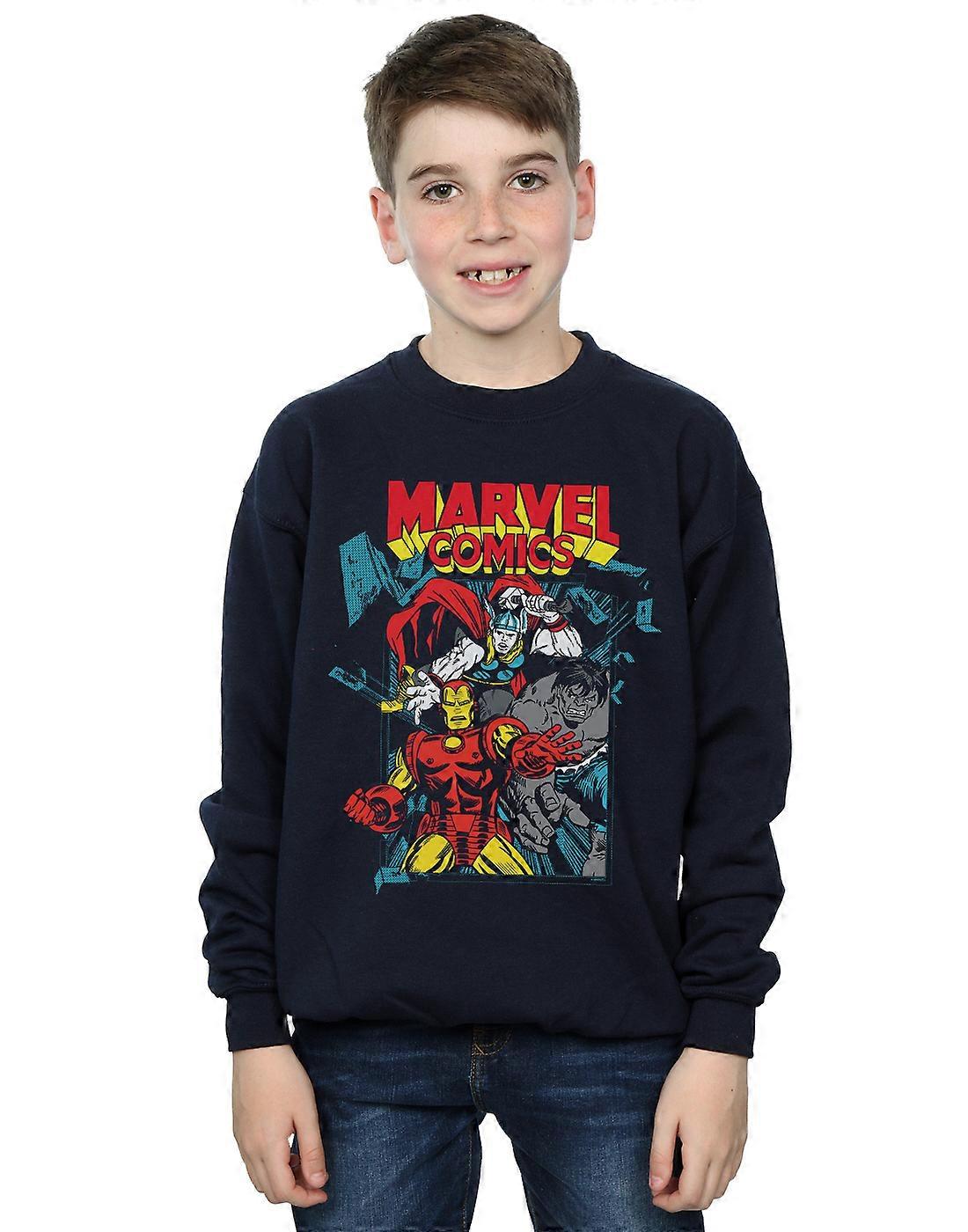 Marvel Comics Boys Trio Pose Sweatshirt