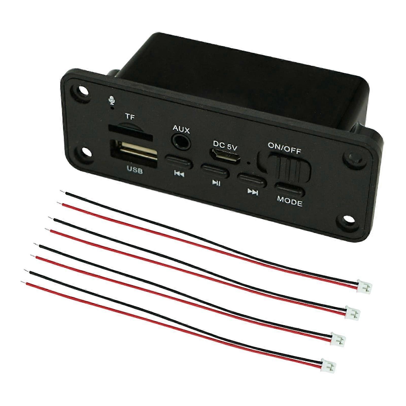 MP3 Player Module 5V Bluetooth Lossless Stereo Audio Decoder Board with USB TF FM Remote Control