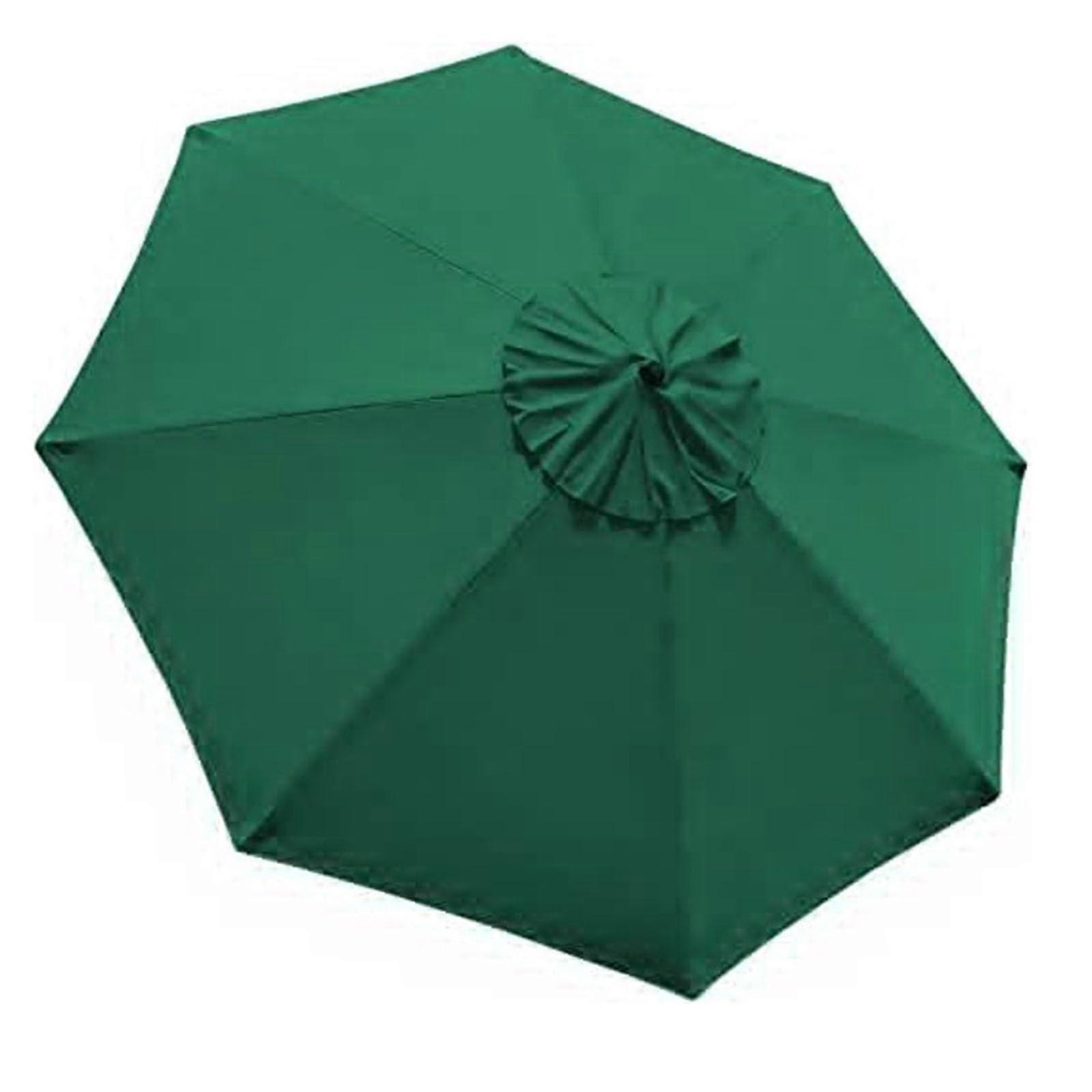 Waterproof Patio Umbrella 2M with 98% Sun Blockage, Wind Resistant Aluminum Frame, Replaceable Canopy