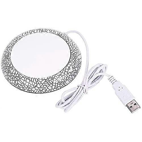 Coffee Cup Warmer USB Powered for Desk Keeps Drinks Warm Fits Multiple Cup Types for Home and Office