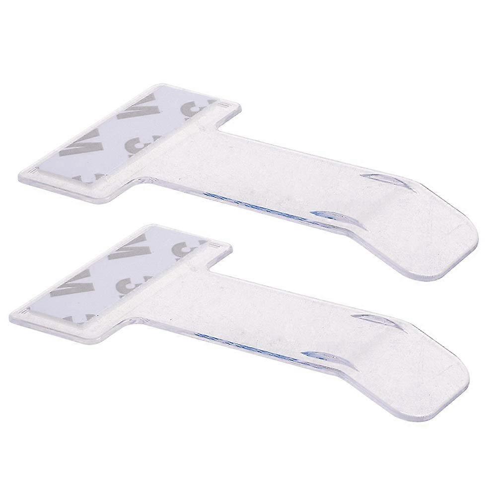 Car Windshield Parking Ticket Holder with Clear View Display and Secure Foam Adhesive, 2 Pcs