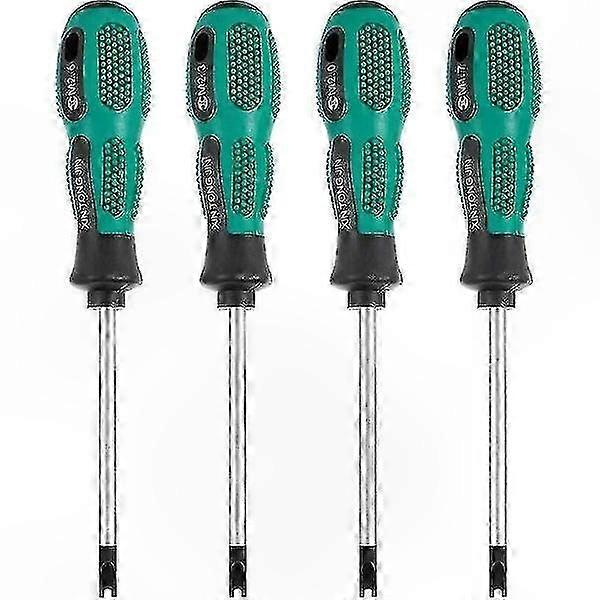Magnetic U-Fork Screwdriver Set, 4-Piece Multi-Function Tool for Various Screws