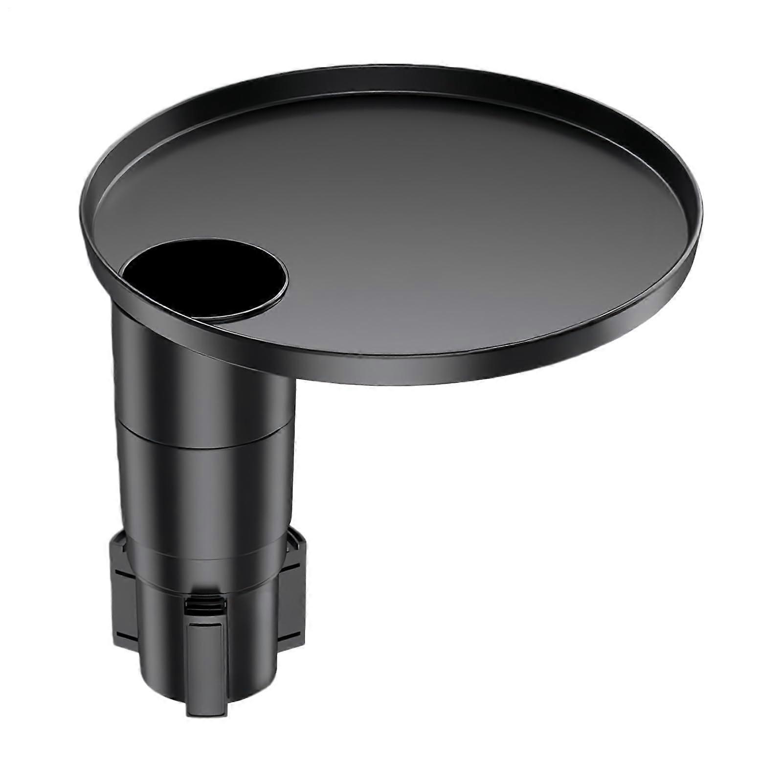 Adjustable Car Cup Holder Expander with Tray, MultiFunctional Organizer for Drinks and Snacks