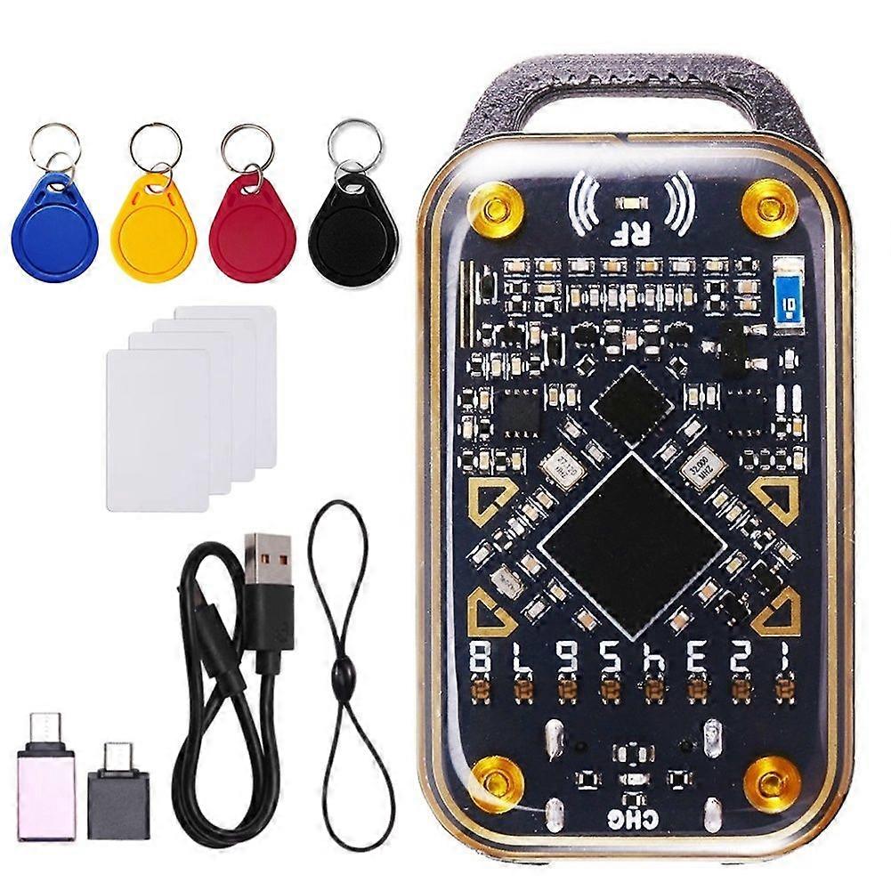 RFID Smart Chip Reader Chameleon Ultra Smart Card Emulator NFC Duplicator ID IC Card Decode+4XCUID Keychain/Card