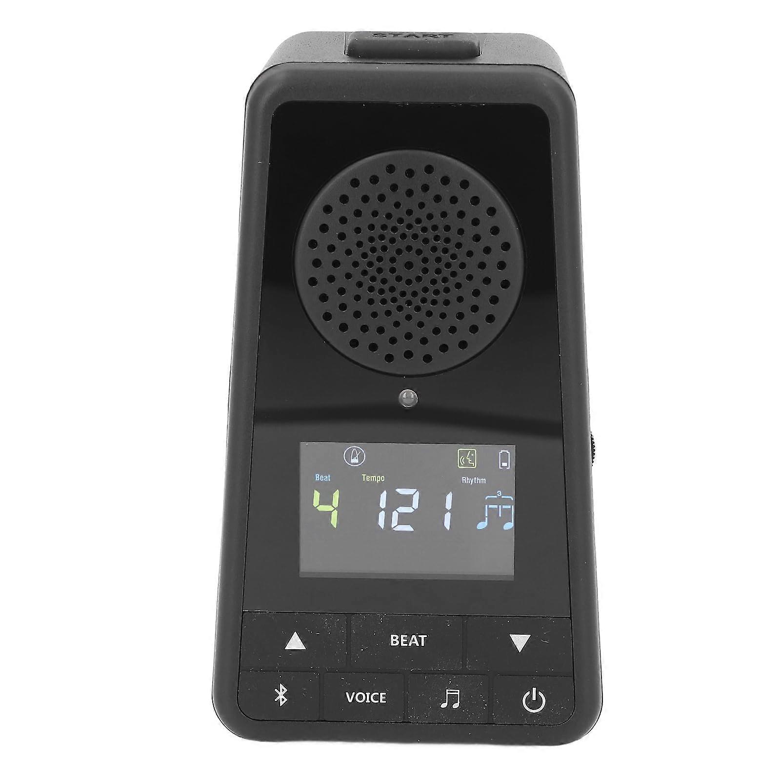 USB Type C Digital Metronome with LED Tempo Indicator, Long Battery Life and Multiple Rhythm Patterns