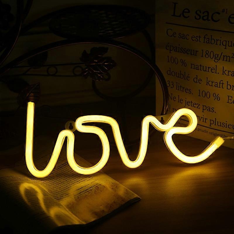 LED Neon Pendant Decoration Lamp Warm Night Light