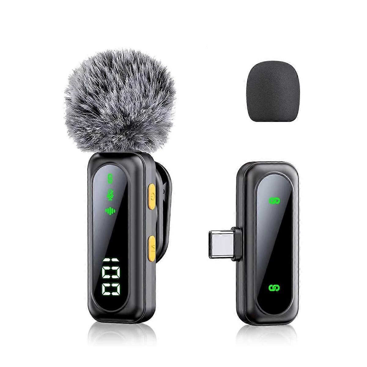 Wireless Lavalier Microphone System for Live Streaming Vlog,A